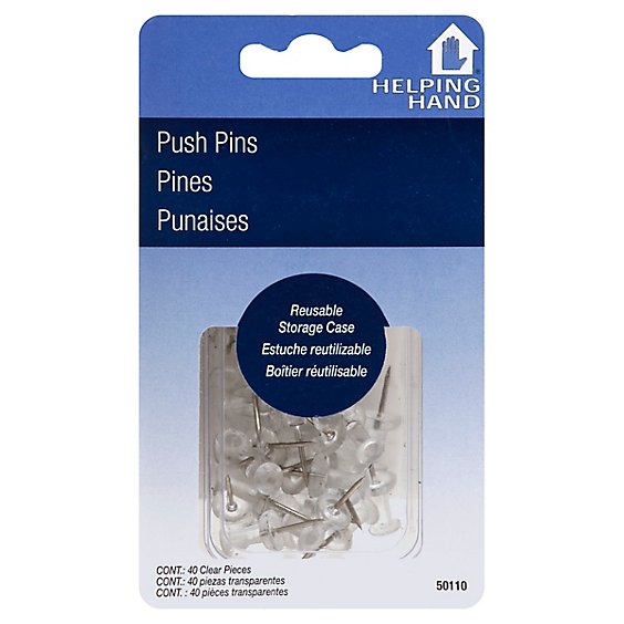 Helping Hand Push Pins - 40 Count