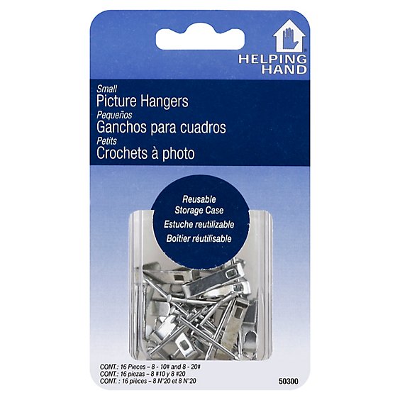 Helping Hand Picture Hangers Small - 16 Count