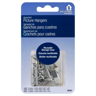 Helping Hand Assorted Picture Hangers - Each - Image 1