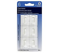 Helping Hand Cup Hooks - 6 Count