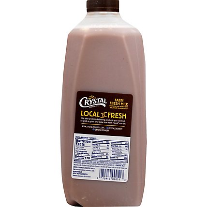 Crystal Milk Chocolate Milk Lowfat 1% - Half Gallon - Image 6