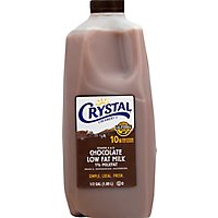 Crystal Milk Chocolate Milk Lowfat 1% - Half Gallon - Image 2