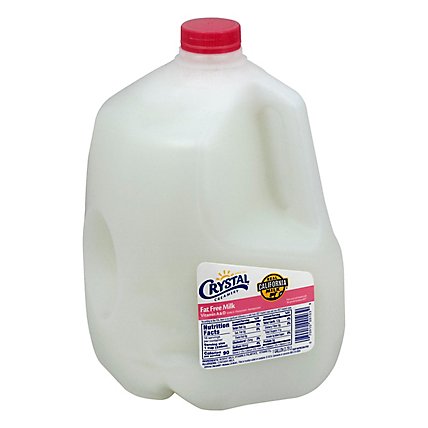 Crystal Creamery Fat Free Skim Milk - 1 Gallon - Image 1