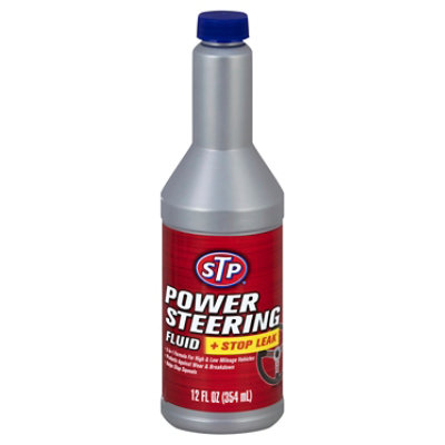 STP Power Steering Fluid + Stop Leak - 12 Fl. Oz. - Image 1