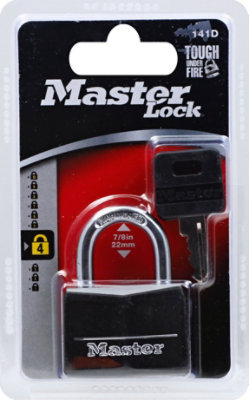 Master Lock Padlock With Keys Scratch Resistant Cover 7/8 Inch 22 Mm 141d - Each - Image 2