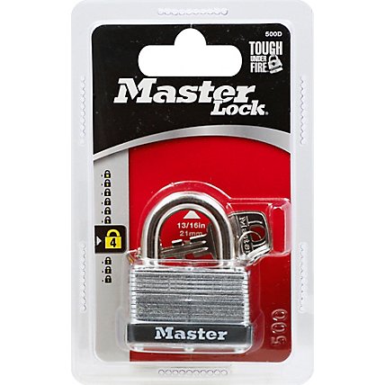Master Lock Padlock Warded 13/16 Inch 21 Mm 500D - Each - Image 2