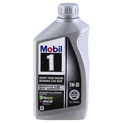 Mobil 1 5w-30 Fully Synthetic Super Motor Oil - 1 Quart - Image 2