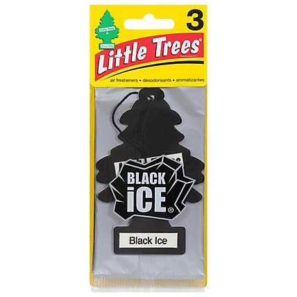 Little Trees Air Fresheners Black Ice - 3 Count - Image 3