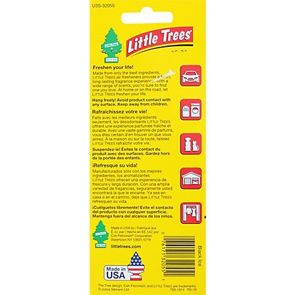 Little Trees Air Fresheners Black Ice - 3 Count - Image 4