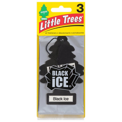 Little Trees Air Fresheners Black Ice - 3 Count