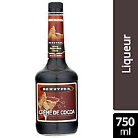 DeKuyper Creme De Cacao Dark 48 Proof - 750 Ml - Image 1