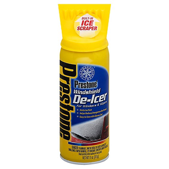 Prestone® Windshield Spray De-Icer With Scraper, 11 fl oz - Kroger