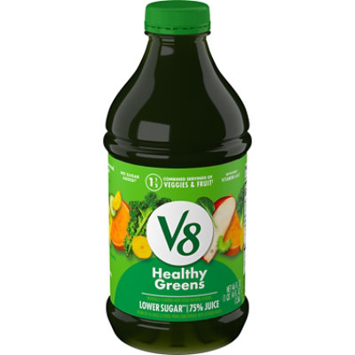 V8 Vegetable & Fruit Beverage Veggie Blend Healthy Greens - 46 Fl. Oz.