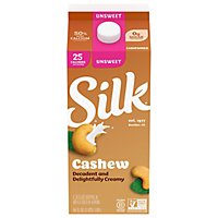 Silk Cashewmilk Creamy Unsweet - 64 Fl. Oz. - Image 1