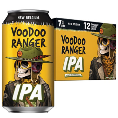 New Belgium Brewing Voodoo Ranger IPA Beer 7% ABV Cans - 12-12 Fl. Oz. - Image 3