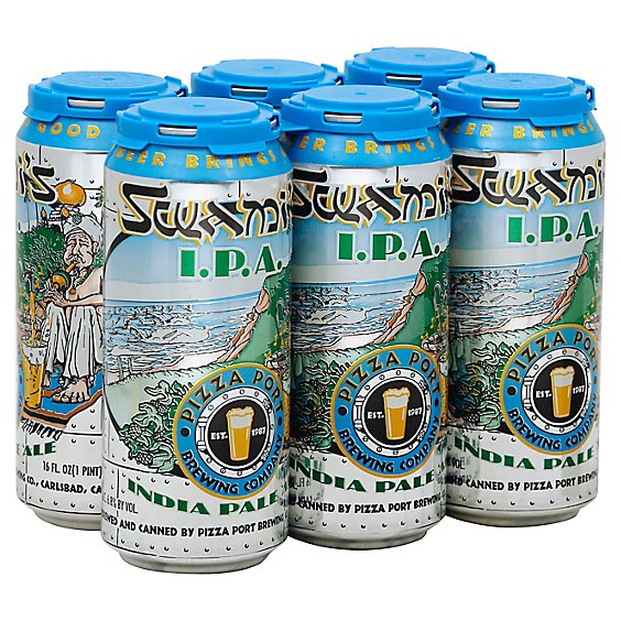 Pizza Port Swamis Ipa In Cans - 6-16 Fl. Oz.