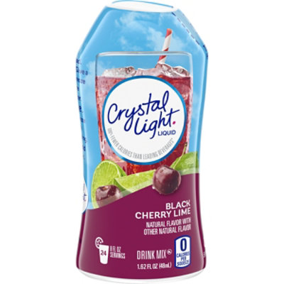 Crystal Light Liquid Black Cherry Lime Naturally Flavored Drink Mix Bottle - 1.62 Fl. Oz. - Image 5