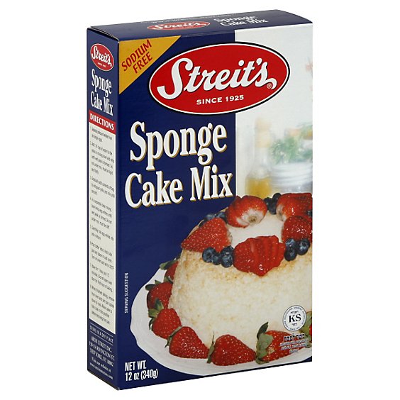 Streits Cake Mix Sponge - 12 Oz