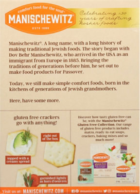 Manischewitz Crackers Garlic And Rosemary Gluten Free - 8 Oz - Image 6