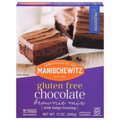 Manischewitz Mix Chocolate Brownie Gluten Free - 12 Oz - Image 3