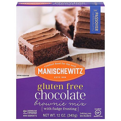 Manischewitz Mix Chocolate Brownie Gluten Free - 12 Oz