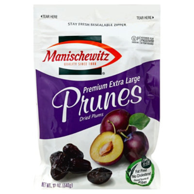 Manischewitz Prunes Dried Plums Premium Extra Large - 12 Oz