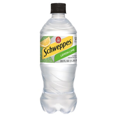 Schweppes Water Beverage Sparkling Unsweetened Lemon Lime - 20 Fl. Oz. - Image 3