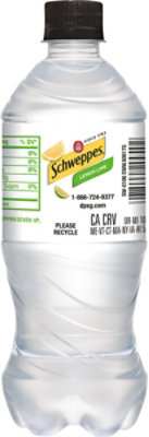 Schweppes Water Beverage Sparkling Unsweetened Lemon Lime - 20 Fl. Oz. - Image 6