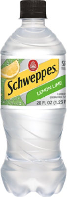 Schweppes Water Beverage Sparkling Unsweetened Lemon Lime - 20 Fl. Oz. - Image 2