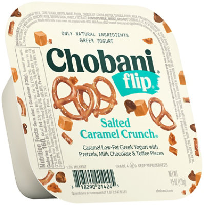 Chobani Flip Salted Caramel Chocolate and Toffee Crunch Low-Fat Greek Yogurt - 4.5 Oz - Image 1