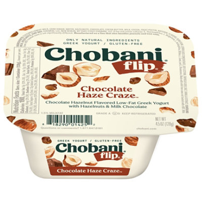 Chobani Flip Chocolate Hazelnut Haze Craze Low-Fat Greek Yogurt - 4.5 Oz - Image 3