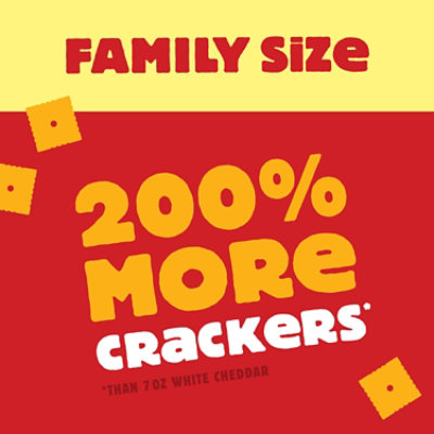 Cheez-It Cheese Crackers Baked Snack White Cheddar - 21 Oz - Image 6