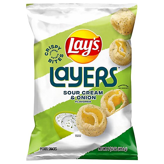 Lay's Potato Chips Sour Cream & Onion - 1.75 Oz