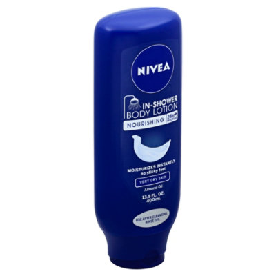 NIVEA Body Lotion In Shower Nourishing - 13.5 Fl. Oz. - Image 1