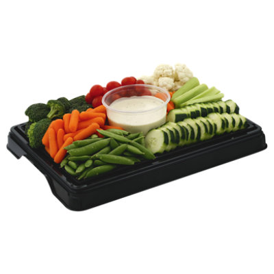 Deli Catering Tray Fresh Vegetables - 8 to 12 Servings