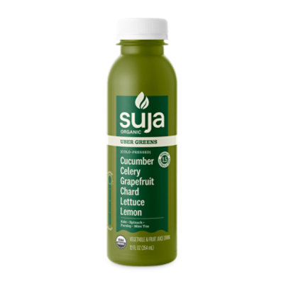 Suja Organic Uber Greens Cold Pressed Juice Drink - 12 Fl. Oz. - Image 1