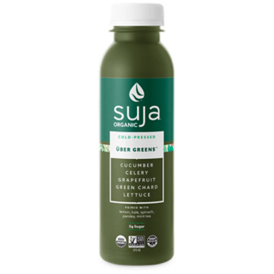 Suja Organic Juice Cold Pressed Uber Greens - 12 Fl. Oz.