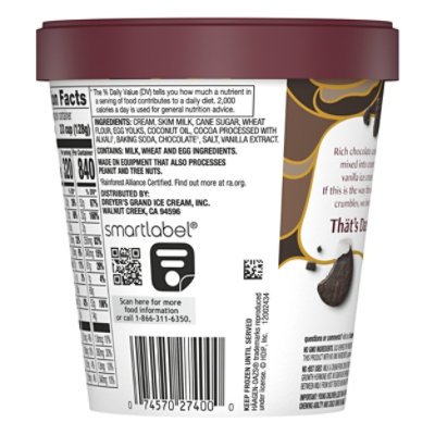 Haagen-Dazs Cookies And Cream Ice Cream - 14 Fl. Oz. - Image 3