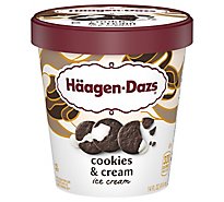 Haagen-Dazs Cookies And Cream - Ice Cream - 14 Oz