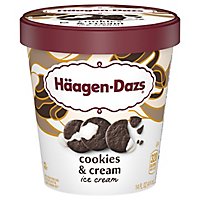 Haagen-Dazs Cookies and Cream Ice Cream - 14 Oz - Image 1