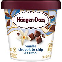 Haagen-Dazs Vanilla Chocolate Chip Ice Cream - 14 Fl. Oz. - Image 1