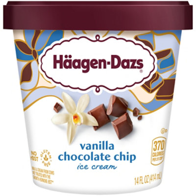 Haagen-Dazs Vanilla Chocolate Chip Ice Cream - 14 Fl. Oz.