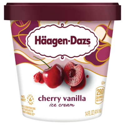 Haagen-Dazs Cherry Vanilla Ice Cream - 14 Oz - Image 4