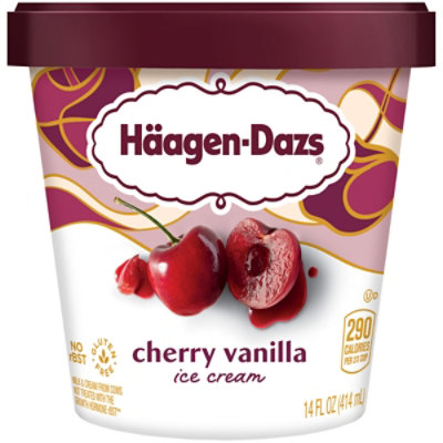 Haagen-Dazs Cherry Vanilla Ice Cream - 14 Oz - Image 1