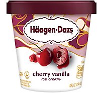 Haagen-Dazs Cherry Vanilla Ice Cream - 14 Oz