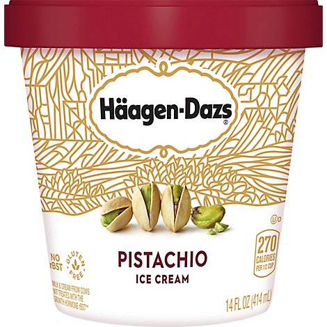 Haagen-Dazs All Natural Pistachio Ice Cream - 14 Fl. Oz.