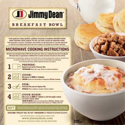 Jimmy Dean Biscuit & Sausage Gravy Breakfast Bowl - 9 Oz - Image 5