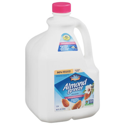 Almond Breeze Unsweetened Vanilla Almond Milk - 96 Oz - Safeway