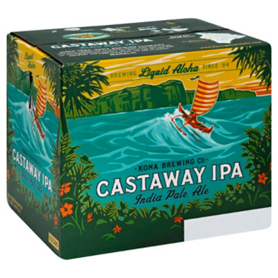 Kona Brewing Co. Castaway IPA In Bottles - 12-12 Fl. Oz.