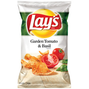Lays Potato Chips Garden Tomato & Basil 2.75 Oz Haggen